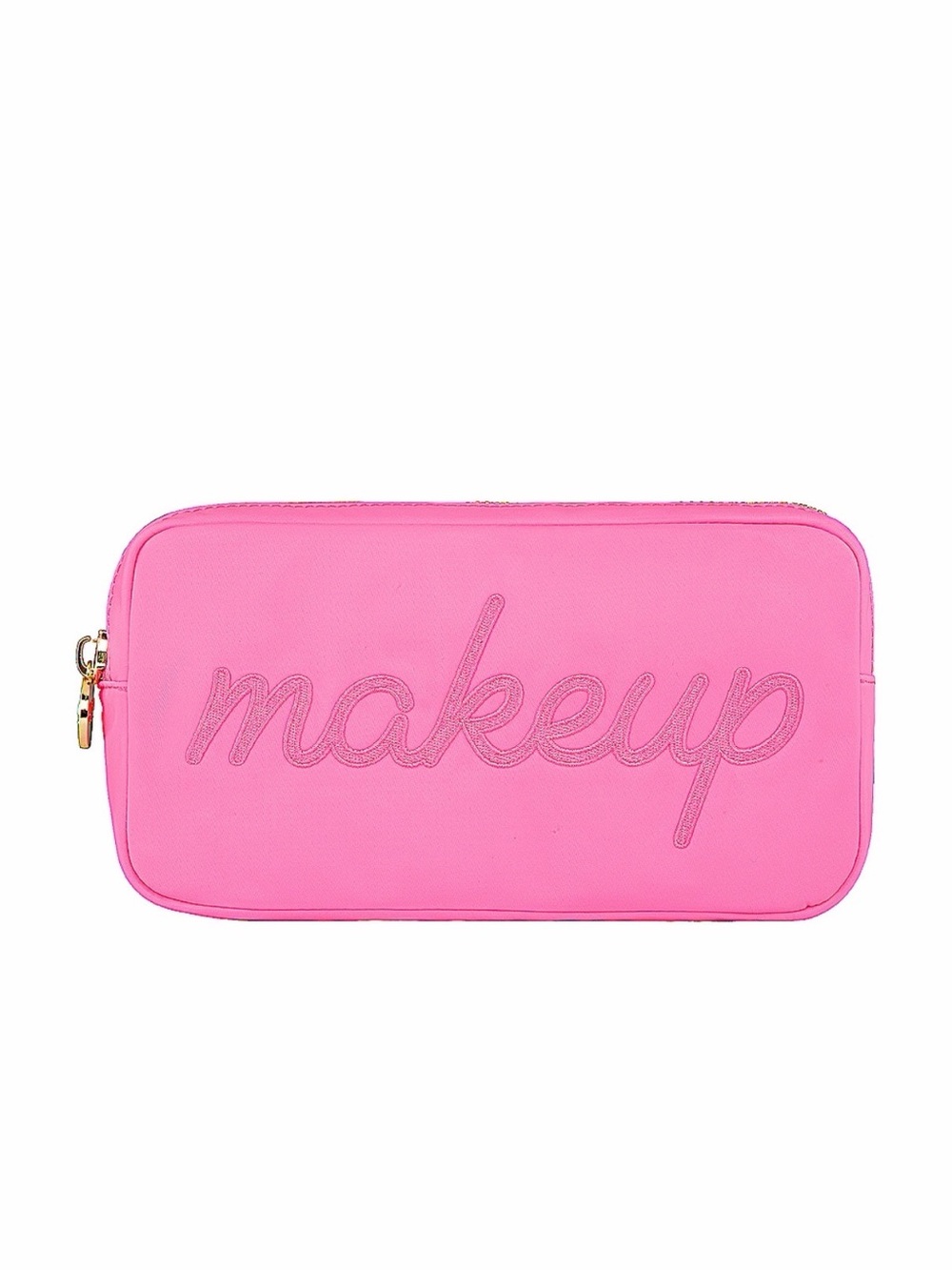 Stoney Clover Lane Bubblegum Makeup Embroidered Small Pouch
